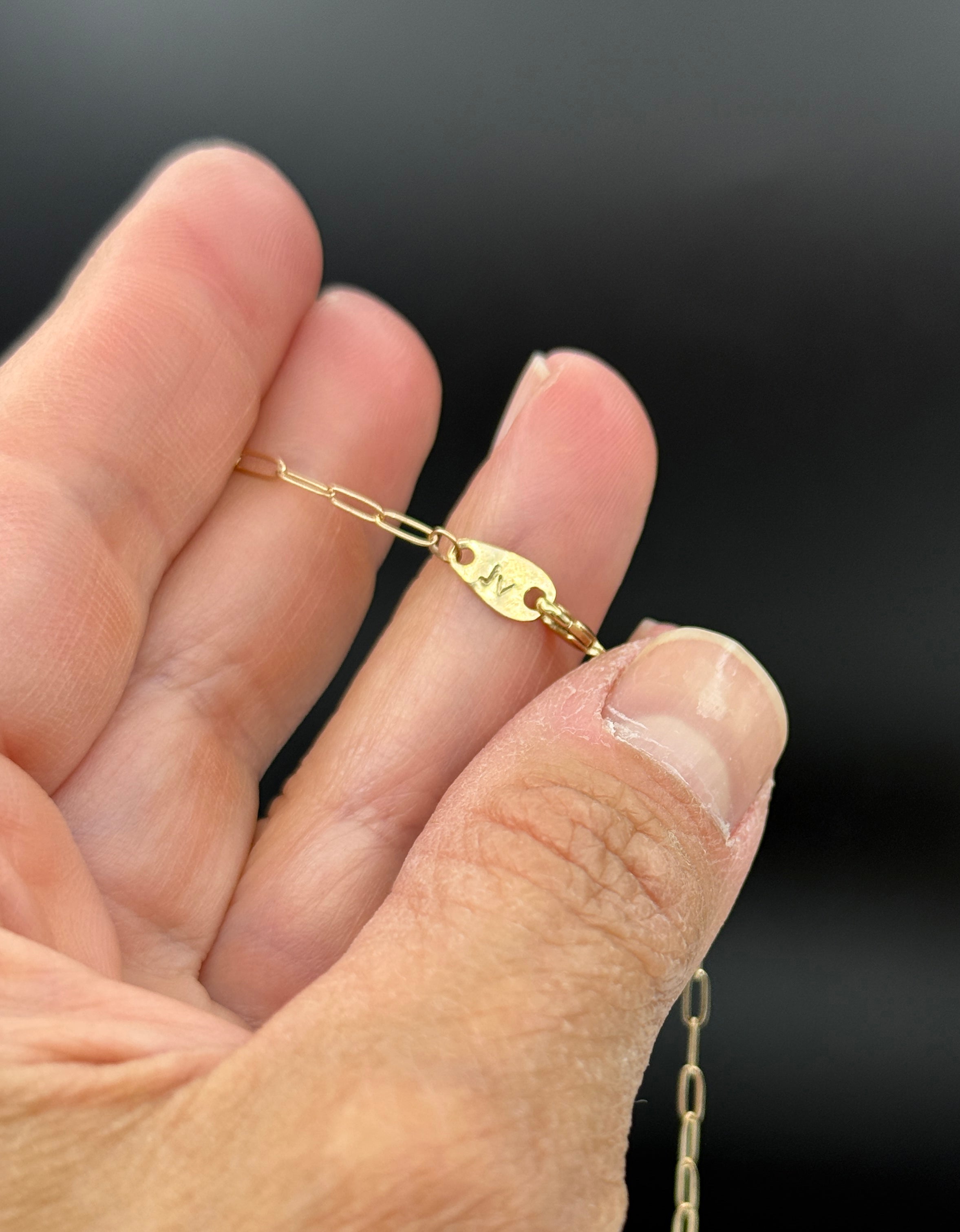 I Am Titanium, Arrow Piercing a Diamond Necklace in 14K, One of a Kind