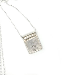 Let Them, Bird and Cage Pendant in 999 Fine Silver, One of a Kind