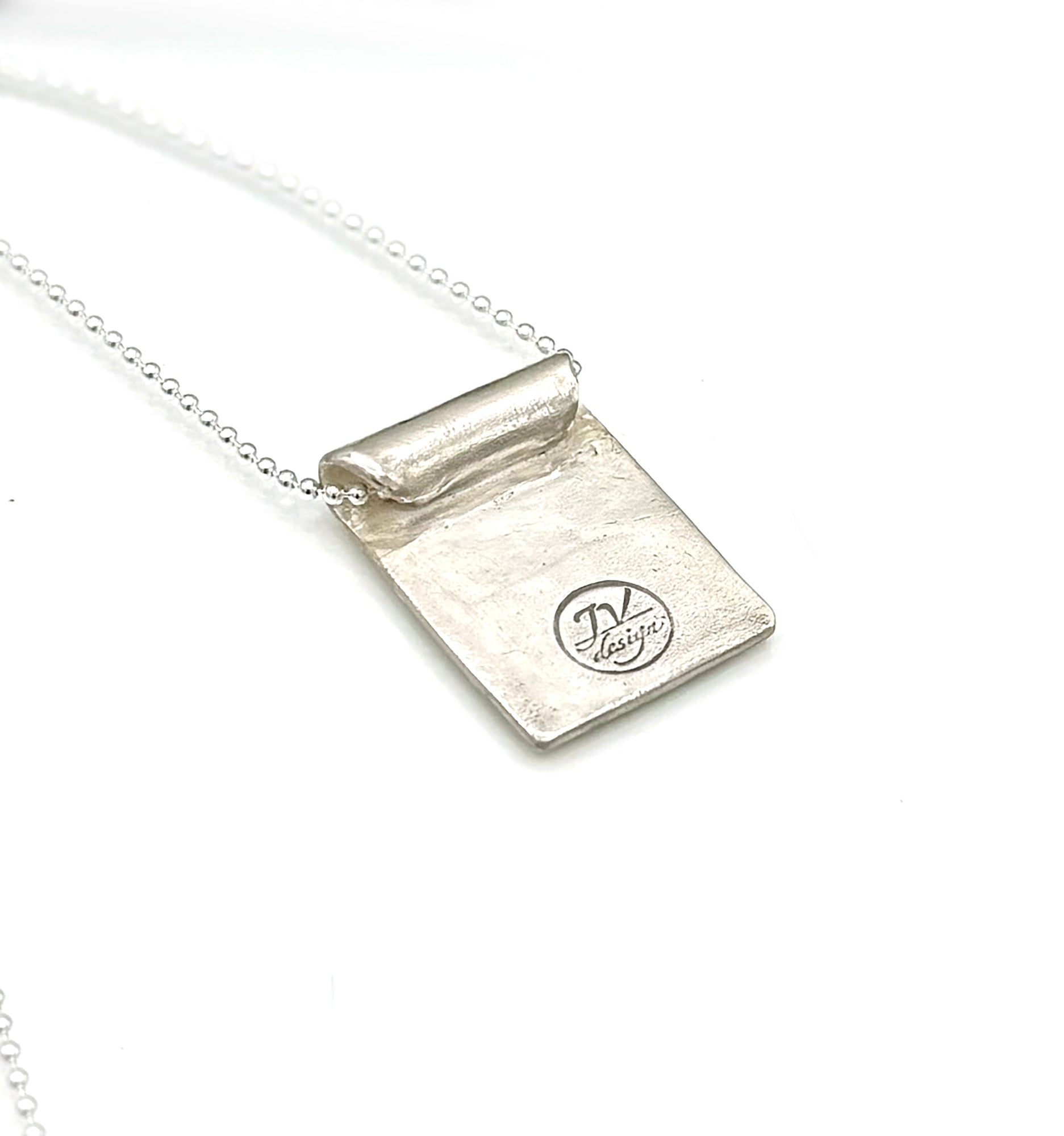 Let Them, Bird and Cage Pendant in 999 Fine Silver, One of a Kind