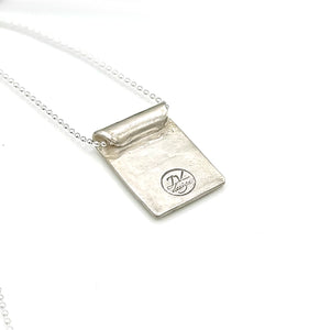 Let Them, Bird and Cage Pendant in 999 Fine Silver, One of a Kind