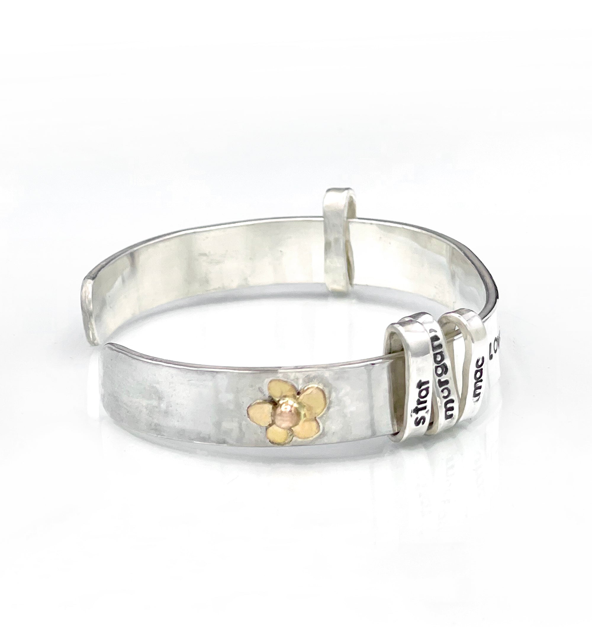 A Mothers Garden Personalized Cuff Bracelet