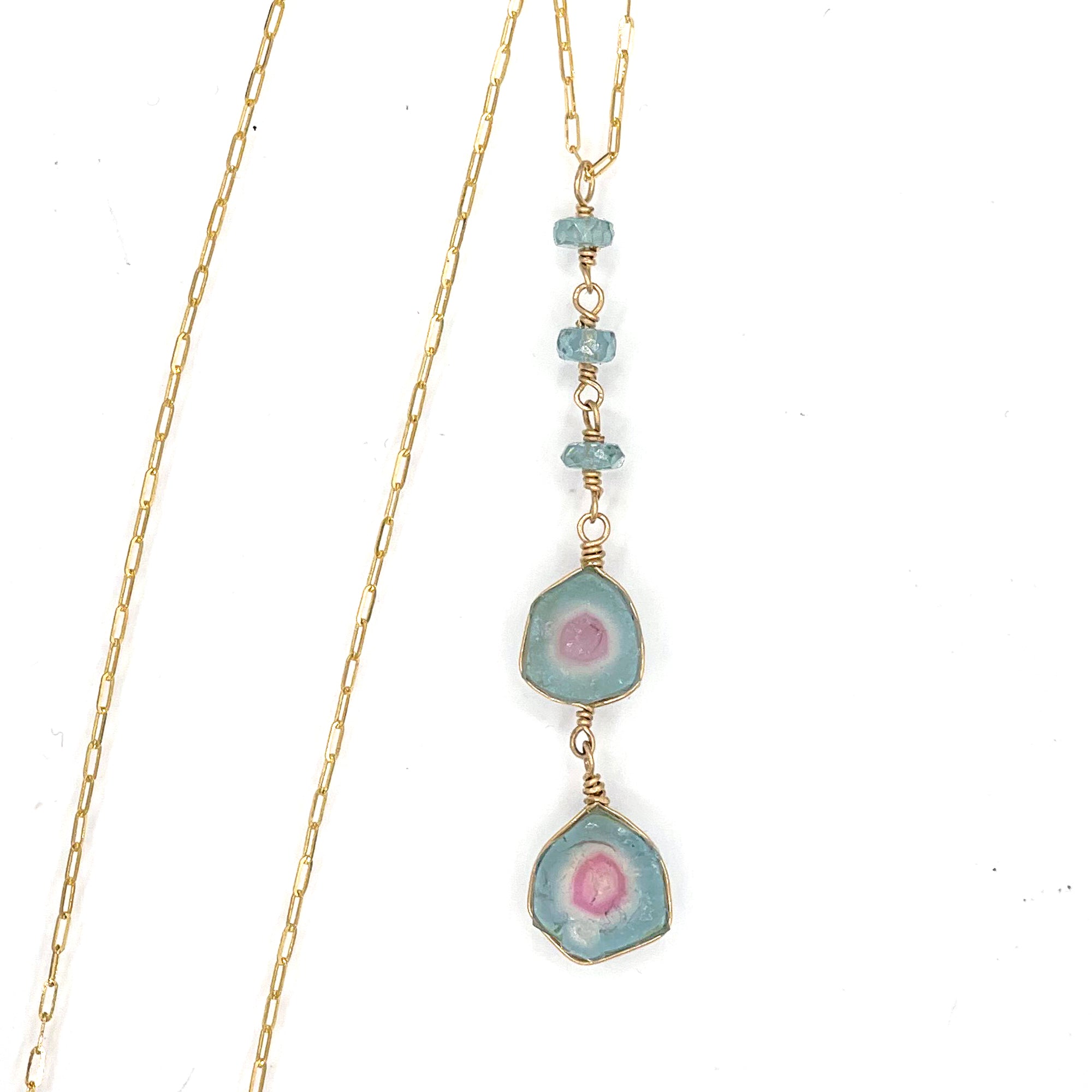 Watermelon Candy: Handstrung Multicolored Tourmaline Necklace – Harvest  Gold Gallery