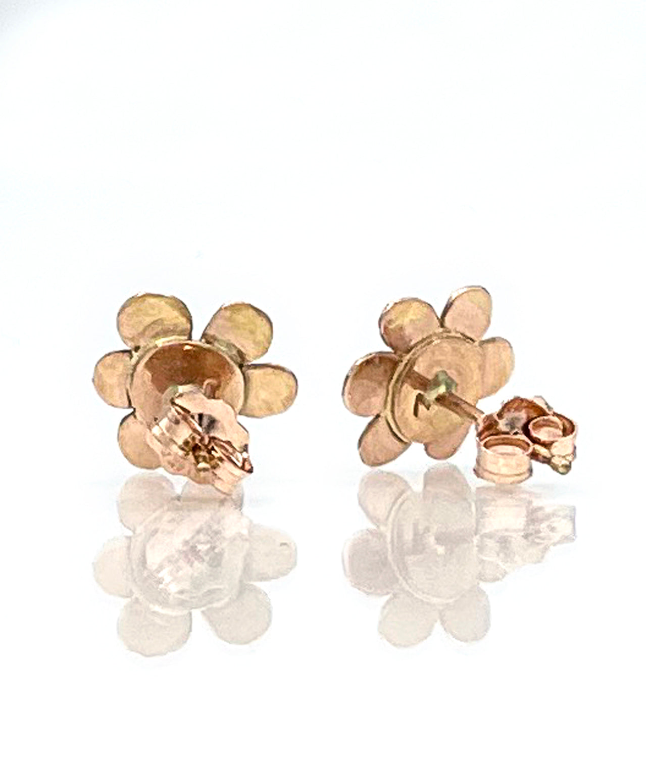 14K Paraiba Tourmaline Earrings, Paraiba Flower Earrings, One of a kind